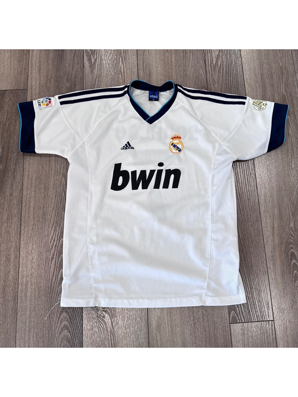 Adidas Real Madrid Ronaldo #7 Soccer Jersey White Bwin 2012